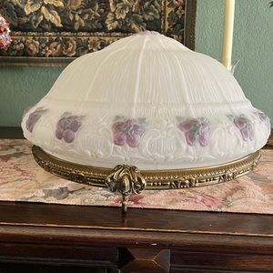 Antique hanging lamp shade